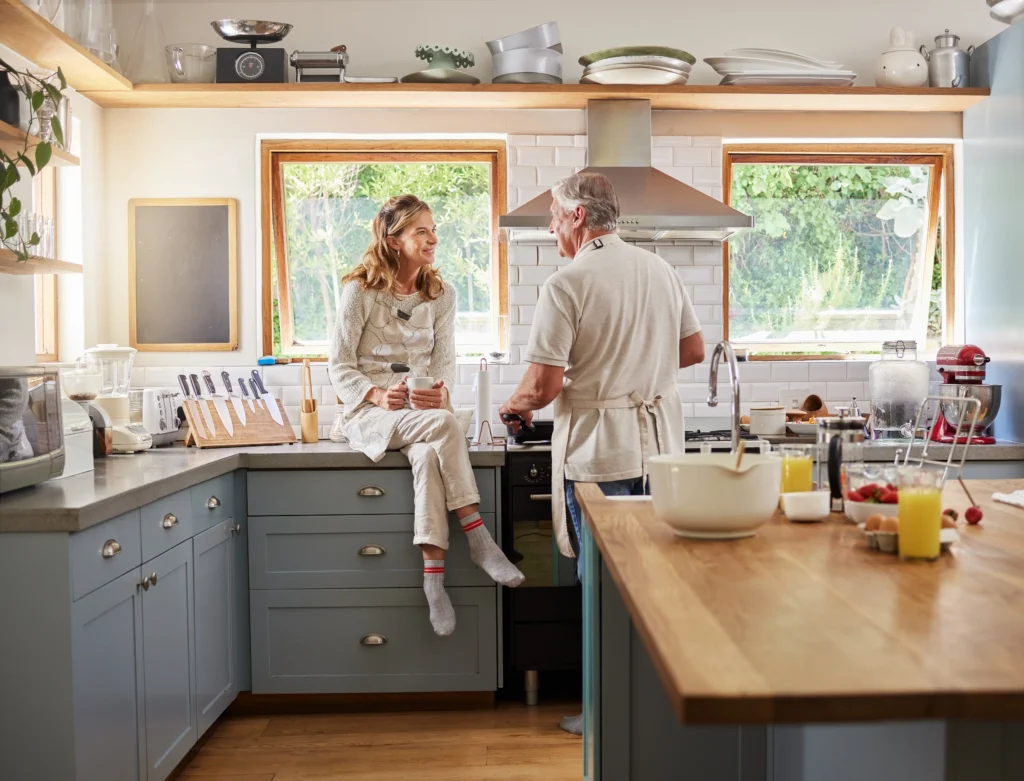 Cooking breakfast together love and senior couple 2025 04 06 11 48 46 utc