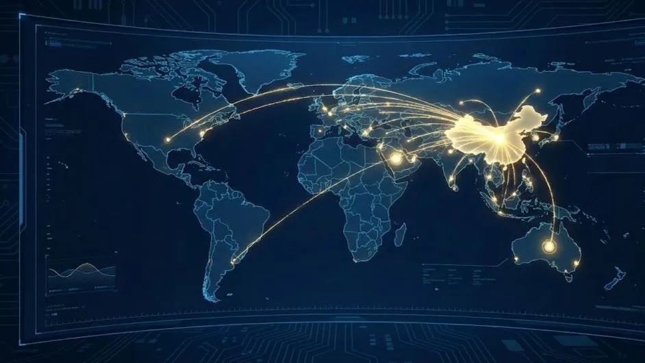 Global trade map China exports
